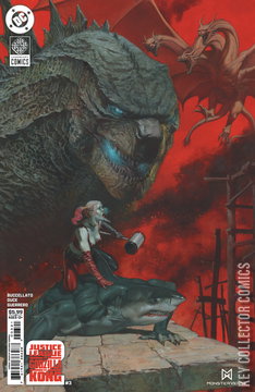Variant Cover for Justice League vs. Godzilla vs. Kong #3