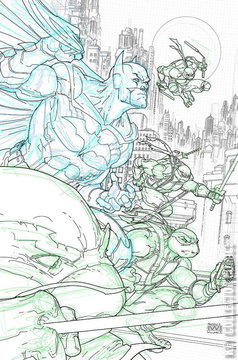 Variant Cover for Batman / Teenage Mutant Ninja Turtles #2
