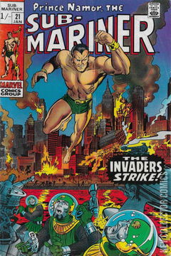 Variant Cover for Sub-Mariner #21