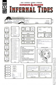 Variant Cover for Dungeons & Dragons: Infernal Tides #5