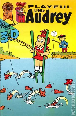 Playful Little Audrey in 3-D