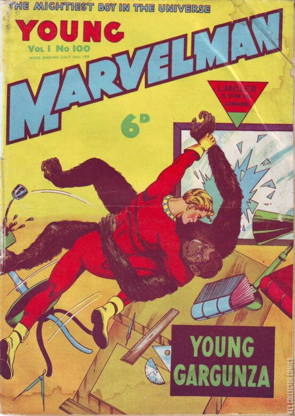 Cover art for Young Marvelman #100 