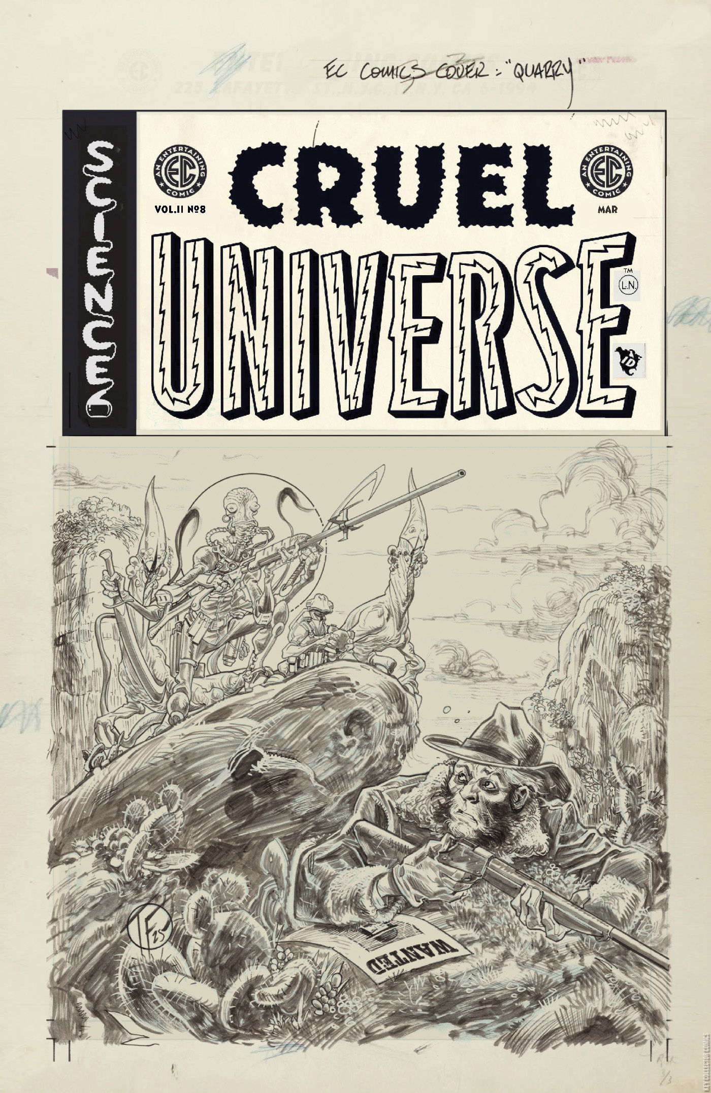 Cover art for Cruel Universe #8 