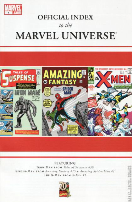 Official Index to the Marvel Universe by Marvel | Key Collector Comics