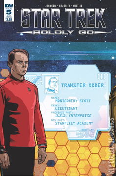 Variant Cover for Star Trek: Boldly Go #5