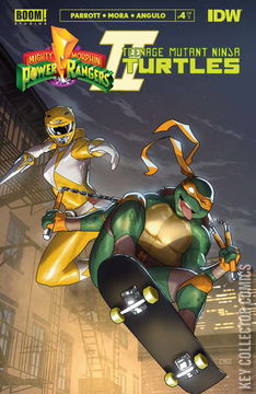 Variant Cover for Mighty Morphin Power Rangers / Teenage Mutant Ninja Turtles #4