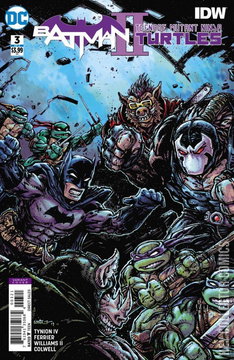 Variant Cover for Batman / Teenage Mutant Ninja Turtles #3