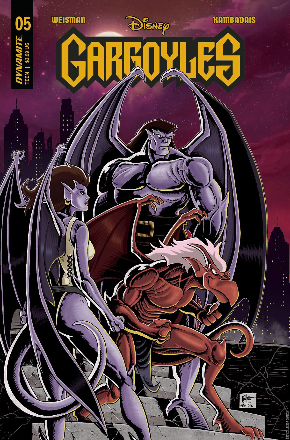 Variant Cover for Gargoyles #5