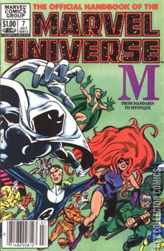 Variant Cover for The Official Handbook of the Marvel Universe #7