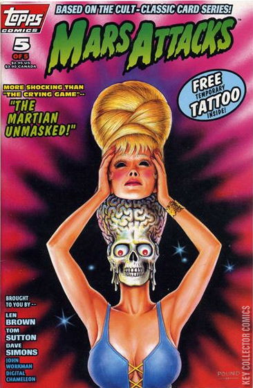 Variant Cover for Mars Attacks #5