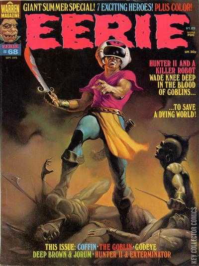 Eerie Magazine #68 Published September 1975 | Key Colle