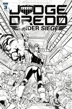 Variant Cover for Judge Dredd: Under Siege #3