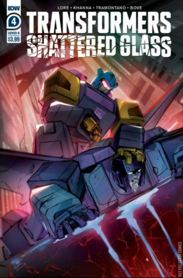 その他 IDW:TRANSFORMERS SHATTERED GLASS #4 Transformers Shattered Glass II #4 Cover B Phillips