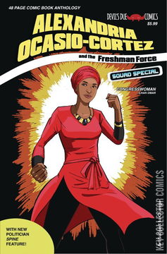 Variant Cover for Alexandria Ocasio-Cortez and the Freshman Force: Squad Special #1