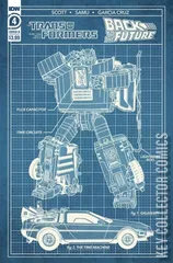 Variant Cover for Transformers / Back to the Future #4