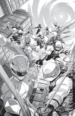Variant Cover for Mighty Morphin Power Rangers / Teenage Mutant Ninja Turtles #1