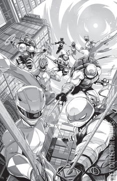 Variant Cover for Mighty Morphin Power Rangers / Teenage Mutant Ninja Turtles #1