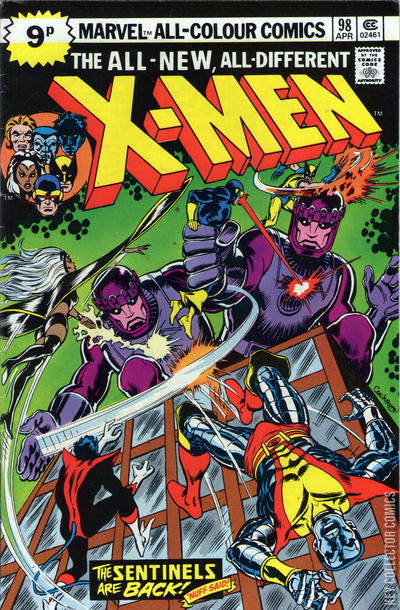 X-men #69  1971年出版　アメコミリーフ・ヴィンテージ 海外コミック】 1971年のX-MEN | 神保町の古書店 ＠ワンダーのブログ