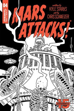 Variant Cover for Mars Attacks #4