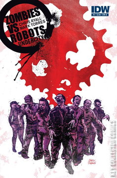 Variant Cover for Zombies vs. Robots: Undercity #4