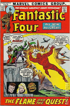 Variant Cover for Fantastic Four #117