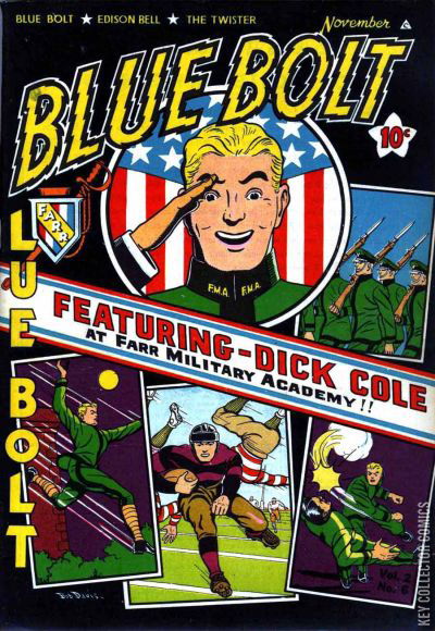 Cover art for Blue Bolt #6