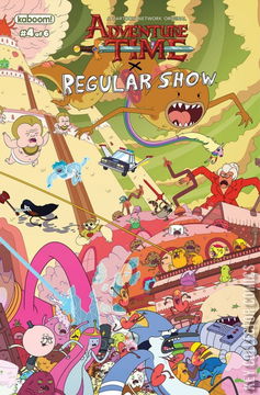 Variant Cover for Adventure Time / Regular Show #4