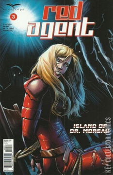 Variant Cover for Red Agent: Island of Dr Moreau #3