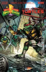 Variant Cover for Mighty Morphin Power Rangers / Teenage Mutant Ninja Turtles #1