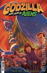 Variant Cover for Godzilla: Here There Be Aliens #2
