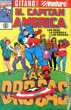 Variant Cover for Captain America Goes to War Against Drugs #1