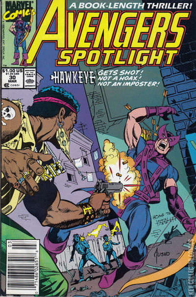 Variant Cover for Avengers Spotlight #30