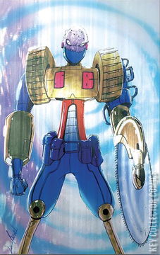 Variant Cover for OkraTron: Wrath of Saw-Bot #1