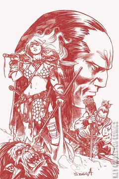 Variant Cover for Red Sonja: Birth of the She-Devil #4