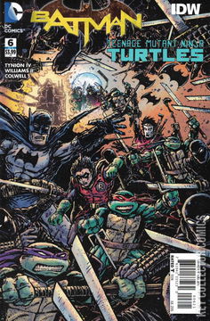 Variant Cover for Batman / Teenage Mutant Ninja Turtles #6