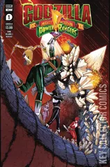 Variant Cover for Godzilla vs. The Mighty Morphin Power Rangers #1