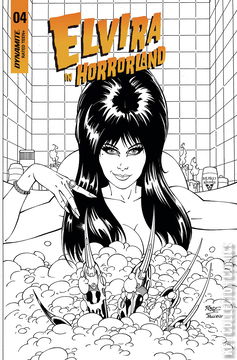 Variant Cover for Elvira In Horrorland #4