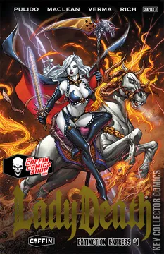 Variant Cover for Lady Death: Extinction Express #1