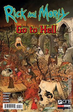 Variant Cover for Rick and Morty Go to Hell #1