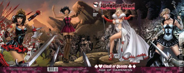 Variant Cover for Grimm Fairy Tales Presents: Wonderland - Clash of Queens #5