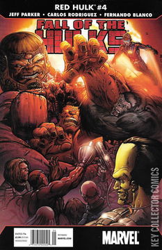 Variant Cover for Fall of the Hulks: Red Hulk #4