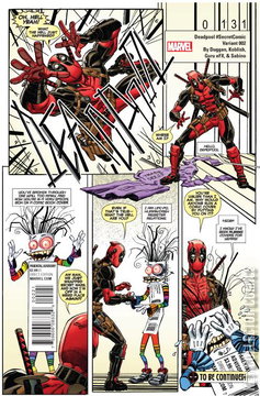 Variant Cover for Deadpool #2