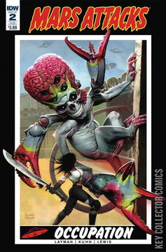Variant Cover for Mars Attacks: Occupation #2