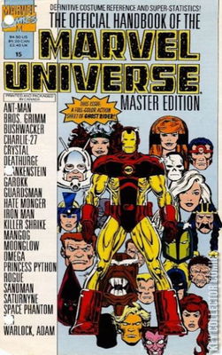 The Official Handbook of the Marvel Universe - Master Edition
