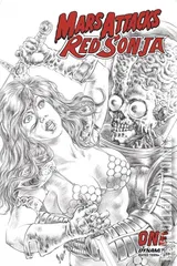 Variant Cover for Mars Attacks / Red Sonja #1