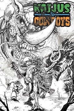 Variant Cover for Kaijus & Cowboys #1