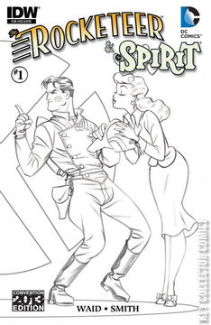 Variant Cover for The Rocketeer and the Spirit: Pulp Friction #1