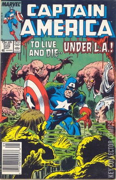 Variant Cover for Captain America #329