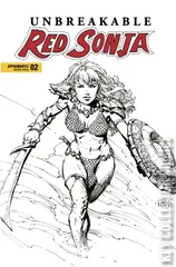 Variant Cover for Unbreakable Red Sonja #2