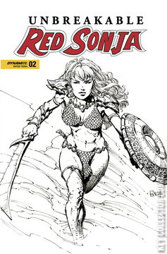 Variant Cover for Unbreakable Red Sonja #2